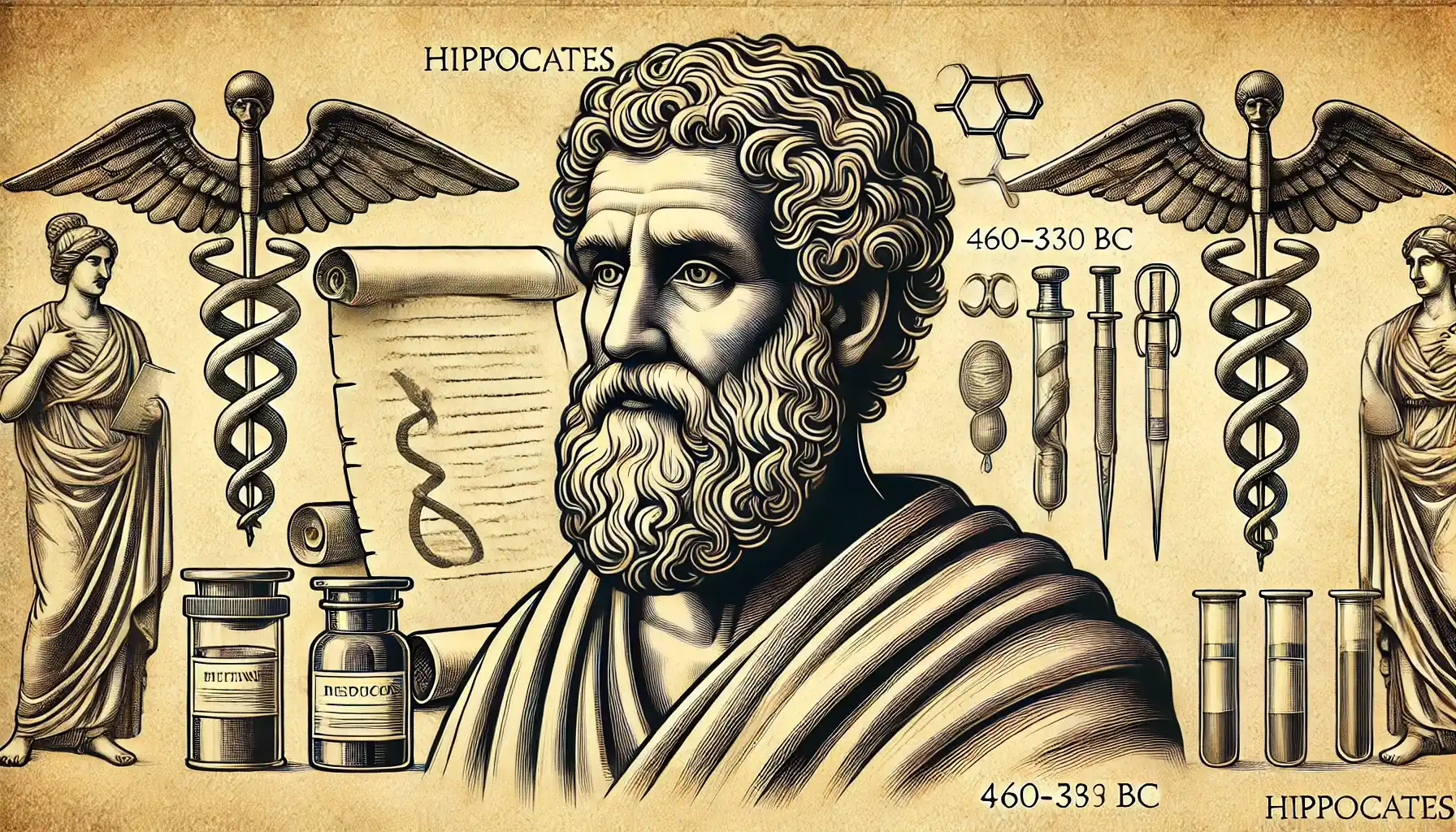 Hip crates m dico Griego 460 377 A C MCN Biografias es
